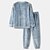 billiga Pyjamas-Herr Vardagsklädsel Sovkläder Pyjamas set Pyjamastopp och byxa 2 delar Slät Stylish Ledigt Komfort Hem Dagligen Flanell Komfort Rund hals Långärmad Pullover Joggarbyxor Elastisk midja Sommar Vår Bl