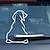 cheap Car Stickers-Cartoon Cute Back Dog Rear Glass Sticker Car Sticker