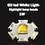 abordables Feux de travail-1 pc 1 W Lampes de travail Multifonction Imperméable Utilisation multiple Blanc Froid 3.7 V 1 Perles LED