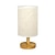 abordables lampe de chevet-Lampe de chevet en lin, lampe de chevet en bois, lampe de bureau avec abat-jour en toile, pour chambre à coucher, salon, chambre de bébé, 110-240v
