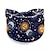 Χαμηλού Κόστους Αξεσουάρ Styling μαλλιών-έναστρος ουρανός και φεγγάρι με τυπωμένο εξατομικευμένο μοτίβο με φαρδύ γείσο κορδέλα μαλλιών γυμναστικής γιόγκα κορδέλα κεφαλής