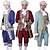 billige Historiske kostymer og vintagekostymer-Rokoko Barokk Victoriansk Drakter Herre Halloween Ytelse Fest Maskerade Frakk