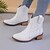 cheap Shoes &amp; Bags-Women&#039;s Boots Daily Cowboy Boots Plus Size Booties Ankle Boots Winter Booties Ankle Boots Pointed Toe Block Heel Chunky Heel Casual Comfort Loafer PU Solid Color Black White Brown