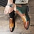 Χαμηλού Κόστους Φόρεμα μπότες-Ανδρικά Μπότες Φόρεμα Παπούτσια Δουλειά Βρετανικό Γάμου Καθημερινά Πάρτι &amp; Βραδινή Έξοδος PU Ζεστό Άνετο Αντιολισθητικό Μποτίνια Δαντέλα μέχρι πάνω Άσπρο / Μπλε Πράσινο του τριφυλλιού Μπεζ