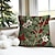 cheap Holiday Cushion Cover-Christmas Holly Double Side Pillow Cover 1PC Xmas Soft Decorative Square Cushion Case Pillowcase for Bedroom Livingroom Sofa Couch Chair