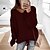 cheap Sweaters &amp; Cardigans-Women&#039;s Pullover Sweater Jumper Jumper Ribbed Knit Patchwork Regular V Neck Solid Color Daily Stylish Elegant Lantern Sleeve Winter Black Yellow S M L