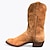 levne Cowboy &amp; Western Boots-Pánské Boty Kovbojské boty Semišové boty Chůze Klasické Na běžné nošení Venkovní Denní Umělá kůže Voděodolný Pohodlné Do půli lýtek Nasazovací Černá Hnědá Kávová Podzim Zima