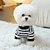 preiswerte Hundekleidung-Herbst 23 neue Hundekleidung mit minimalistischen Streifen, abnehmbarer Pullover, kleiner Hund, Teddybären, zweibeinige Kleidung
