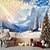 cheap Forest Tapestry-Hanging Tapestry Winter Wonderland Snow Forest Wall Art Large Tapestry Mural Decor Photograph Backdrop Blanket Curtain Home Bedroom Living Room Decoration
