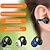 رخيصةأون سماعات رياضية-قطعة واحدة من سماعات الأذن ذات مشبك الأذن غير المؤلم، سماعة أذن واحدة لاسلكية تعمل بتقنية Bluetooth5.3 مع ميكروفون