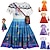 cheap Movie &amp; TV Theme Costumes-Girls&#039; Encanto Dress with Bags Mirabel Isabela Luisa Madrigal Cosplay Costume Flower Girl Dress Vacation Dress Cute Movie Cosplay Outfit Children&#039;s Day Halloween Masquerade World Book Day Costumes