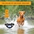 رخيصةأون تدريب وسلوك الكلاب-طوق مضاد للنباح أوتوماتيكي للكلاب والقطط، صفير اهتزاز، IP65 شاشة LCD مقاومة للمياه، حساسية قابلة للتعديل، وقت استعداد طويل