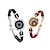 Недорогие Умные браслеты-умный браслет sun&amp;moon, сенсорные браслеты для пар с плетеной кожаной веревкой, контакты на дальние расстояния с подсветкой и вибрацией, подарки для отношений на расстоянии, умные браслеты Bluetooth, ювелирные изделия