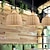 tanie Projekt: Latarnia-35 cm Wisiorek Lantern Desgin Lampy widzące Bambus Styl artystyczny Styl formalny Styl nowoczesny Inspirowany naturą Rustykalny 110-120V 220-240V