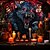 voordelige halloween wandtapijten-halloween wolf hangend tapijt kunst aan de muur groot tapijt muurschildering decor foto achtergrond deken gordijn thuis slaapkamer woonkamer decoratie halloween decoraties