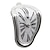 abordables Nouveautés-Modèles d&#039;explosion créative assis horloge torsadée personnalité rétro simple salon maison horloge murale horloge de fusion