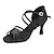 abordables Zapatos de baile latino-Zapatos de baile de salón para mujer, zapatos de baile de práctica profesional de salsa latina tango con tacón alto