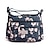 cheap Crossbody Bags-Women&#039;s Crossbody Bag Shoulder Bag Hobo Bag Oxford Cloth Outdoor Daily Holiday Zipper Large Capacity Waterproof Lightweight Flower Rose flower Colorful butterfly Bouquet on blue background