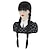 cheap Costume Wigs-Wednesday Addams Wig Women Girls Long Black Braided Wigs for Wednesday Addams Girls Cute Soft