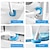 abordables Accessoires pour salle de bains-Ensemble d&#039;accessoires de salle de bain simple Ordinaire Plastique Accessoires de toilette