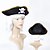 abordables Jouets et jeux-Chapeau de capitaine de pirate, accessoires de performance de festival de scène de cosplay, masque pour les yeux de capitaine jack des caraïbes, chapeau de crâne