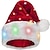 Χαμηλού Κόστους Χριστουγεννιάτικες Στολές-Το βελούδινο καπέλο του Άγιου Βασίλη φωτίζει αστεία χριστουγεννιάτικα καπέλα για παιδιά ενήλικες