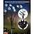 preiswerte Halloween im Freien-Solar-Halloween-Dekorationen für den Außenbereich, gruselige Augapfel-Lichter, 1 Packung, 8/10 LEDs, Halloween-Dekoration, wasserdichte LED-Dekorationsleuchten für den Außenbereich, für Halloween, Garten, Hof, festliche Dekoration und gruselige Beleuchtun