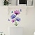 זול מדבקות קיר-מדבקת מכסה אסלה בדוגמת פרחים מצחיקה - מדבקת עיצוב חדר אמבטיה דביקה לקישוט כיסוי אסלה מפלסטיק יצירתי