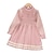 Χαμηλού Κόστους Φορέματα-Παιδιά Κοριτσίστικα Φόρεμα πουλόβερ Συνδυασμός Χρωμάτων Μακρυμάνικο Σχολείο Επίδοση Causal Σουρωτά Λατρευτός Καθημερινά Καθημερινό Βαμβάκι Μίντι Καθημερινό φόρεμα Φόρεμα σε γραμμή Α