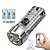 cheap Work Lights-USB Rechargeable Mini Keychain Flashlight with Multicolor Side Lights - 7 Lighting Modes for Camping and Emergencies