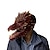 levne rekvizity fotobudky-pohyblivá ústa maska dinosaura zvíře bílý drak latexová maska dospělý děsivý tyrannosaurus rex pokrývka hlavy