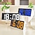 cheap Radios and Clocks-LED Clock Large Screen Digital Clock Bedroom Bedside Clock Korean Fashion Clock