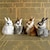 Недорогие Куклы-Витрина с имитацией кролика, маленький белый кролик, кукла, желтый кролик, подарок, серый кролик, гостиная, стол, сидящий на корточках кролик, украшение автомобиля