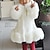 billige Yderbeklædning-Børn Pige Faux Fur Coat Helfarve Mode Ydeevne Bomuld Frakke Overtøj 2-9 år Forår Sort Hvid Lyserød