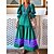 cheap Party Dresses-Women&#039;s Casual Dress Floral Swing Dress Semi Formal Dress V Neck Ruched Cut Out Long Dress Maxi Dress Party Christmas Vintage Fashion Loose Fit Long Sleeve Wine Dark Green Dark Blue Fall Winter S M L