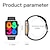 voordelige Smartwatches-Q9 Slimme horloge 2.01 inch(es) Smart horloge Bluetooth Stappenteller Gespreksherinnering Activiteitentracker Compatibel met: Android iOS Dames Heren Handsfree bellen Waterbestendig Berichtherinnering
