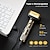 cheap Shaving &amp; Hair Removal-3-in-1 Electric Shaver Nose Hair Trimmer and Barber Scissors Set - Retro Style Copper Metal - Wholesale