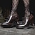 halpa Naisten oxford-kengät-Naisten Avokkaat Oxford-kengät Bullock kengät Pluskoko Vintage Kengät ulko- Päivittäin Yhtenäinen väri Väripalikka Mid-vasikan saappaat Talvi Kitten-korko Pyöreä kärkinen Tyylikäs Vintage Vapaa-aika