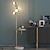 cheap Table&amp;Floor Lamp-Floor Lamp with Marble Shelf Floor Lamp Luxury Bedroom Bedside Lamp Vertical Living Room Study Marble Metal Gold Modern Reading Light 110-240V