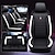 ieftine Husă Scaun Auto-pernă scaun auto husă universală din piele patru anotimpuri husă specială pentru scaune auto cu cinci locuri
