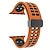 Недорогие Ремешки для часов Apple-Ремешки для умных часов для Apple Watch 44 мм, 40 мм, 49 мм, 38 мм, 45 мм, 41 мм, 42 мм, женские и мужские спортивные двухцветные силиконовые ремешки + сменный браслет с магнитной d-застежкой для