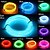 billiga Halloween Utomhus-5m led el wire ljusremsa batteri neon glödande ljusslinga karneval DIY rope tube glöd i mörkret halloween blacklight julbil multicolor dansfest inredning
