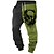 cheap Sweatpants-Skull Gothic 3D Print Men&#039;s Halloween Street Sweatpants Joggers Pants Trousers Polyester Halloween White Orange Green S M L Mid Waist Elasticity Pants
