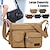 cheap Men&#039;s Bags-Men&#039;s Crossbody Bag Shoulder Bag Hobo Bag Canvas Outdoor Daily Holiday Zipper Large Capacity Foldable Lightweight Solid Color Small brown Large black Large green