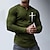 cheap Long Sleeve-Graphic Faith Sports Designer Retro Vintage 3D Print Men&#039;s Sports Outdoor Holiday Going out T shirt Tee T shirt Black Burgundy Green V Neck Long Sleeve Shirt Spring &amp;  Fall Clothing Apparel S M L XL