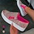 cheap Women&#039;s Sneakers-Women&#039;s Sneakers Slip-Ons Bling Bling Shoes Plus Size Sparkling Shoes Outdoor Daily Summer Rhinestone Flat Heel Round Toe Fashion Sporty Casual Walking Polyester Loafer Black Gold Rose Pink