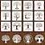 cheap Wall Stencils-12pcs Life of Tree Paint Painting Stencils Reusable Stencils Wall Stencils DIY Craft Stencils (TreeTheme)