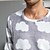 billiga Pyjamas-Herr Vardagsklädsel Sovkläder Pyjamas set Pyjamastopp och byxa 2 delar Grafiska tryck Stylish Ledigt Komfort Hem Dagligen Flanell Komfort Rund hals Långärmad Pullover Byxa Elastisk midja Sommar Vår