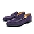 cheap Men&#039;s Slip-ons &amp; Loafers-Men&#039;s Loafers &amp; Slip-Ons Dress Shoes Tassel Loafers Business British Daily Suede Comfortable Slip Resistant Lace-up Blue Purple Spring Fall