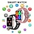 baratos Smartwatch-Q9 Relógio inteligente 2.01 polegada Relógio inteligente Bluetooth Podômetro Aviso de Chamada Monitor de Atividade Compatível com Android iOS Feminino Masculino Chamadas com Mão Livre Impermeável
